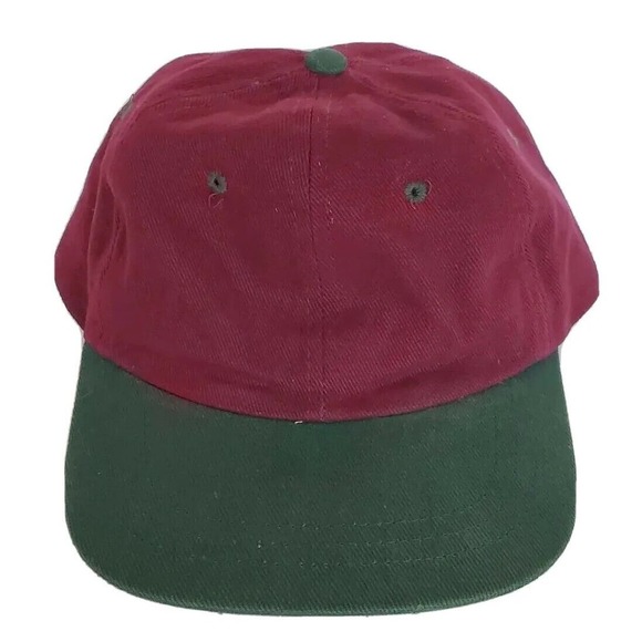 Vintage Head Shots KC Caps Red Green Baseball Hat One Size‎ Adjustable Strapback - Picture 1 of 6